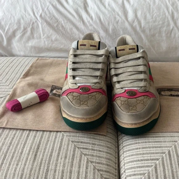 NIB! Gucci Screener Sneakers, size 40 - Picture 3 of 11